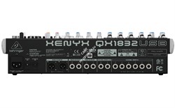 BEHRINGER QX1832USB - микшер, 18 каналов, USB/аудио интерфейс, мик предусил и компр, 9 EQ, Multi FX - фото 115379