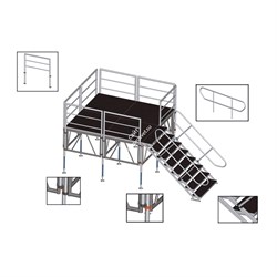 INVOLIGHT STAIR-8 - лестничный модуль (без подиума) - фото 115999