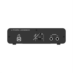 BEHRINGER UMC202HD - аудиоинтерфейс USB, 2входа, 2 выхода, микр. предусилитель MIDAS,24-Bit/192 kHz. - фото 116749