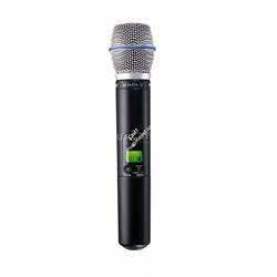 SHURE SLX2/BETA87A P4 - ручной передатчик системы SLX с микрофонным капсюлем BETA87A (702 - 726 MHz) - фото 118703