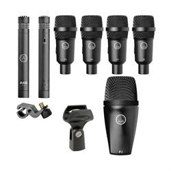 AKG DRUMSET SESSION I - набор микрофонов Perception для барабана: 1 x P2, 2 x P17, 4 x P4 - фото 118826