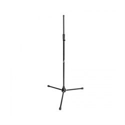 ONSTAGE MS9750 - микрофонная стойка прямая, тренога, регулируемая высота,усиленная, черная - фото 119317