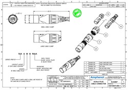 AMPHENOL RJX8M BULK - корпус для кабельного разъема RJ45, серия XLRnet,  цвет серебро - фото 119353