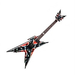 Dean RZR Rebel Razorback - электрогитара, Dimebag Darrell, кейс, графика Rebel Flag, - фото 121327