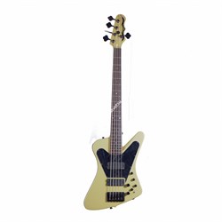 DEAN USA JE HYBRID - бас-гитара, 5 струн, актив. эл., с кейсом, пр-во США, цвет золотистый металлик - фото 121367