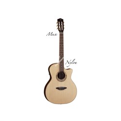 LUNA MUS NYL - электроакустическая фолк-гитара с нейлоновыми струнами с вырезом - фото 121515