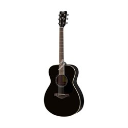 YAMAHA FS820 BL - акустическая гитара, корпус компакт, корпус - массив  ели, цвет чёрный - фото 122077