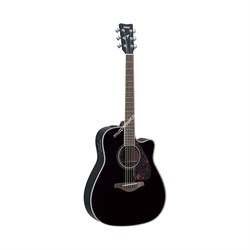 YAMAHA FGX820C BL - электроакустическая гитара с вырезом, цвет черный - фото 122084