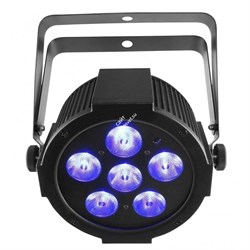 CHAUVET-DJ SlimPAR H6 USB светодиодный прожектор направленного света типа LED PAR 6x10Вт RGBWA+UV c DMX, D-Fi и ИК управлением. - фото 12269