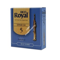 RICO Royal Soprano Sax 2,5x10 (RRO10SSX250) - Трости для саксофона сопрано - 2,5 (10шт) - фото 122910