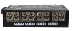 Involight DMXD400 - Сплиттер DMX сигнала, 1 вход XLR, 4 выхода XLR, гальваническая развязка - фото 123108