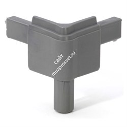 ADAM HALL Q4502MMG - пластиковый стыковочный уголок для кейсов (цвет серый) - фото 123115