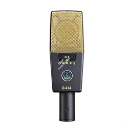 AKG C414 XLII - микрофон студийный 5 диагр. напр.с улучш.характеристикой Поп-фильтр PF80  и антивиб - фото 123194