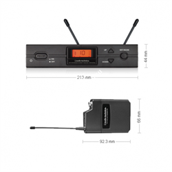 Audio-Technica ATW-2110b радиосистема с поясным передатчиком - фото 130901