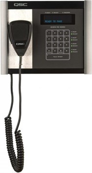 QSC PS-1650H настенная пейджинговая станция Q-Sys, 16 программируемых кнопок (A-P); с ручным микрофоном (H) - фото 132960