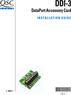 QSC DDI-3 интерфейсный модуль - фото 133004