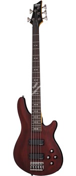 Schecter OMEN-5 WSN Бас-гитара пятиструнная, 2 звуконосителя, корпус липа, гриф клен/палисандр - фото 140698