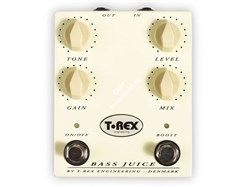 T-REX Bass Juice Педаль эффектов Distortion для бас гитары (Level, Gain, Tone, кнопка Boost) - фото 140732