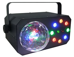 XLine Light DISCO STAR Светодиодный прибор. 4х1 Вт RGBW (эффект дэрби), 8х1 Вт RGBA WASH LED - фото 141617