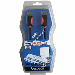 BESPECO SLAA180 Профессиональный USB кабель: USB A - USB A, 1,8 м - фото 142336