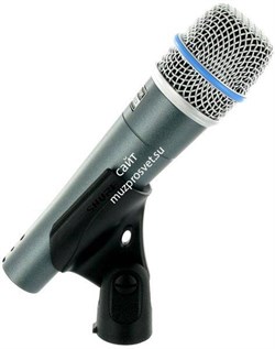 SHURE BETA 57A динамический суперкардиоидный инструментальный микрофон - фото 146253