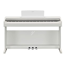 YAMAHA YDP-144WH - клавинова 88 кл. GHS, 10 тембров, 192 полиф., 3 педали, крышка кл., (белый) - фото 148841