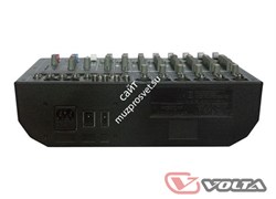 VOLTA MX-642CX Компактный профессиональный микшерный пульт. Конфигурация: 6 микр\лин + 4 стереовхода, 2 субгруппы, 100-программный процессор эффектов, 4 микрофонных компрессора, основной и контрольный стереовыходы, стереовозврат, Post Aux. Возможность уст - фото 149414