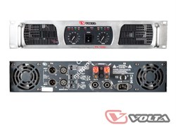 VOLTA PA-1200 Усилитель мощности двухканальный. Мощность (8/4/2 Ом)  - 2х700 Вт/ 2х1200 Вт/ 2х1600 Вт. 2U-19", 26кг - фото 149417