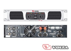 VOLTA PA-500 Усилитель мощности двухканальный. Мощность (8/4/2 Ом)  - 2х300 Вт/ 2х500 Вт/ 2х800 Вт. 2U-19", 14кг - фото 149423