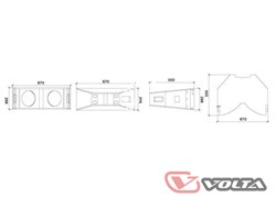 VOLTA LA-208 TOP (2018) Акустическая широкополосная система профессиональная, элемент линейного массива. Мощность: 620 Вт (RMS) (120 Вт ВЧ+500 Вт СЧ), 1240 Вт максимальная долговременная. Чувствительность: 115\108 дБ (ВЧ\СЧ). Звуковое давление 128\125 дБ  - фото 149432