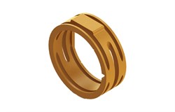 ROXTONE XR-OG кольцо для XLR-разьемов, оранжевый - фото 150687