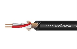 ROXTONE MC006/100 Black Симметричный микрофонный кабель из бескислородной меди в катушке(100м), 95% экранирование (Спираль из медной проволоки: 80x0,10мм)  D 6.5мм, AWG: 22. Цвет: Черный. Температурный режим эксплуатации: -20/+70 - фото 151086