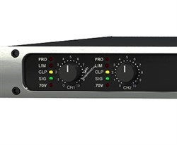 DSPPA DA-2125 2-канальный цифровой трансляционный усилитель мощности , 2х125 Вт-70В/100В,  Питание AC 220В/ DC 24В. Высота 1U - фото 151899