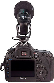 RODE Stereo VideoMic стерео накамерный микрофон  для использования совместно с цифровыми видеокамерами, диаграмма направленности: суперкардиоида, частотный диапазон: 40Гц-20кГц, выходной импеданс: 200 Ом, сигнал/шум: 74 дБ (1 кГц на 1 Па), эквивалентный ш - фото 152828