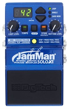 Digitech JamMan Solo XT стерео лупер для гитары. Запись до 35 минут во встроенную память. MicroSDHC card слот - запись до 16 часов. - фото 153207