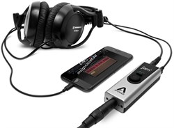 Apogee Jam Plus интерфейс USB мобильный 3-канальный для Windows и Mac. Инструментальный вход, 96 кГц - фото 153259