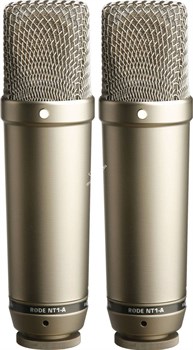 RODE NT1A-MP подобранная пара студийных конденсаторных микрофонов NT1-A. В комплекте 2 шт антивибрационных крепления типа "Паук" SM-6 с ПОП-фильтром, 2шт XLR-кабели (6м), - фото 153404