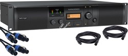 Behringer NX6000 усилитель 2-канальный. Мощность пик. 2 x 3000Вт•4?/1600Вт•8?, Speakon/комбо-XLR, кроссовер - фото 153452