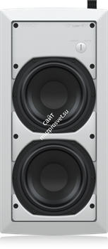 Tannoy IW 62S-WH сабвуфер, встраиваемый в стену, 2 x 6,5", 160Вт RMS/640Вт пик, 4Ом, SPL122дБ(пик.) 29-110Гц - фото 153488