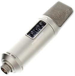 RODE NT2-A  студийный конденсаторный микрофон, 1", диаграмма направленности:  всенаправленный/кардиоида/восьмёрка, обрезной НЧ фильтр 0, 40, 80  Гц, частотная характеристика: 20 Гц - 20 кГц,  чувствительность:  -37 дБ на 1 В/Па (16 мВ при 94дБ SPL) +/- 2  - фото 153692