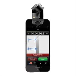 RODE iXY Lightning Стерео микрофон для работы с iPhone или IPad. Встроенный микрофонный предусилитель и 24 битный АЦП для высококачественной записи. Совместим с  iPhone от 5 и выше, частотный диапазон 20 Гц - 20 кГц, размер 46 х 55 х 40 мм, вес 40 г, в ко - фото 153708