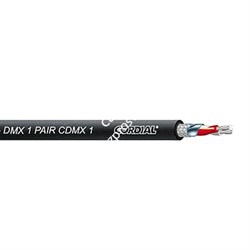Cordial CDMX 1 цифровой кабель, 1 пара, 0,22 мм2, 4,5 мм, черный - фото 154953