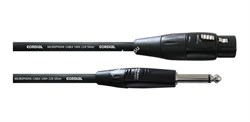 Cordial CIM 5 FP микрофонный кабель XLR female/джек моно 6.3мм, 5.0м, черный - фото 154992