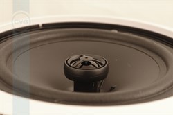Встраиваемая потолочная двухполосная акустическая система, 60W / 16ohm, фильтр 2-го порядка, круглая, белая - фото 155150