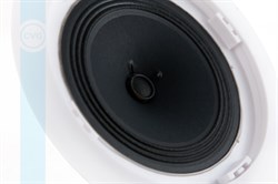 Широкополосные 5” (127mm) встраиваемые в потолок экономичные Public Address громкоговорители, 3/6W -100V, круглый, белый - фото 155176