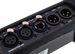 KLOTZ NA2IODLINE (Neutrik) адаптер для подключение аналогового аудио оборудования к сети Dante - фото 156210