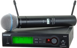 SHURE SLX24E/B58 P4 702 - 726 MHz - профессиональная радиосистема с ручным передатчиком BETA58 - фото 156388