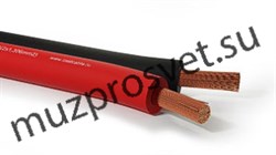 Профессиональный инсталляционный спикерный (акустический) кабель, 16AWG (2x1,306mm2), красно-черный, 65/0,16mm OFC (99,97%), бухта 100m - фото 157092