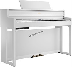 Roland HP704-WH - цифровое фортепиано, 88 кл. PHA-50, Цена без стенда, цвет  белый - фото 159394