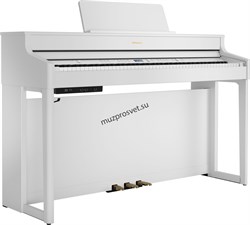 ROLAND HP702-WH - цифровое фортепиано, 88 кл. PHA-4 Standard, Цена без стенда, цвет белый - фото 159432